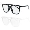 Mesybveo Lunettes Anti Lumière Bleue Homme Femmes - ComfortableMonture Large & Portable, Anti-Fatigue & Repos Oculaire