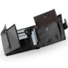 Grande Capacité Portefeuille Homme Grande Capacité Noir Wallet Leather Travail et Affaires