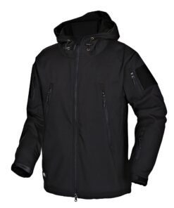 Kelmon Hommes Tactiques Veste Softshell Extérieure Chaud Imperméable Camouflage Multiple Fonces