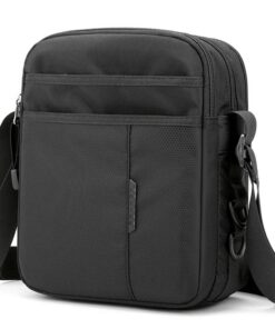 SPAHER Sacoche Homme en Nylon - Sac Main + Sacs D'épaule + Sac Bandoulière - Idéal pour Travail et Scolaire - Besace & M