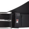 Tommy Hilfiger Ceinture Homme en Cuir 3,5 cm Denton New – Étui pour Homme – Ceinture Classique de Mode