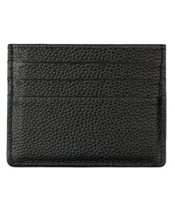 Portefeuille RFID pour Femme et Homme : Noir Cuir Mini Porte Cartes de Crédit avec Blocage | Wallet Hibate Noir