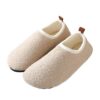 Chaussons Maison Femme Homme Peluche Chaude Antidérapant Automne Hiver