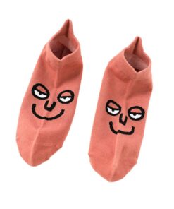 Chaussettes Funny Coloré Coton Peigné Femmes 35-38 Noir Blanc Sport Fines Protege Pieds Américaines Emotions FunPersonal
