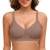TOMEEK Soutien Gorge Invisible Femme Col en V Push UpANTI AffaissementCONFORTELGERTCLASSIQUES Bralette