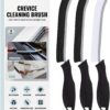 Brosse Sxhyf Noire pour Nettoyage des Interstices et Carrelage - Outils Ménagers pour Cuisine, Salle de Bain et Véhicule