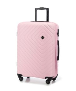 Valise de Voyage WITTCHEN Moyenne ABS Trolley Spinner Taille L Rose Clair