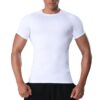 VanKee Maillot De Compression Homme à Manches Courtes | Respirant | Séchage Rapide