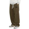 DUHENWU Pantalon de jogging élégant pour homme - Long et décontracté - Idéal pour la maison - Coupe ample et moderne - E