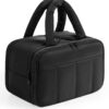 Sac de voyage Trousse de toilette Bagsmart, Grande Trousse de toilette pour Femme, Accessoires essentiels Baguette Noir