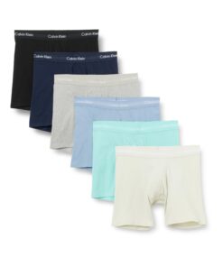 Calvin Klein Boxer Brief Homme 5 pc, Bleu, Taille M