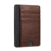 Porte-Cartes FINTIE Ultra-Fin et Léger pour Femme/Homme | 7 Emplacements | RFID Blocage| Portefeuille Minimaliste