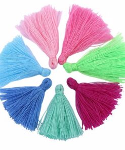 WANM Mini Coton Frange Pendentif Bijoux Pour FemmesAccessoires de Couture pour Rideaux et Vêtements50 Pièces Garnitures