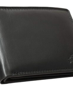 Fa.Volmer Portefeuille en Cuir pour Homme - Real Cuir - Blocage RFID - Classique et Fonctionnel #VO15black
