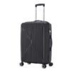 Valise CELIMS Modèle 2025 | Polypropylène | Taille 65cm 20kg | Serrure TSA | 8 Roulettes 360 | Noir