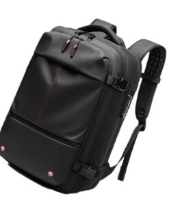 Sac à dos sous vide d'air 60L extensible | Coffre-fort à code anti-vol - Séparation sèche/humide, Idéal pour voyages et
