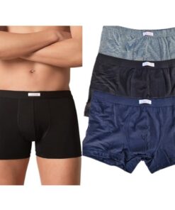 Intimo College Boxer pour homme en coton jersey de haute qualité, respirant et hypoallergénique, fabriqué en Italie, 12/