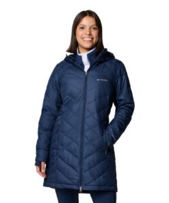 Columbia Heavenly Long Hooded Jacket Homme - Veste Longue en Doudoune 1 Pièce Hiver Élémentaire