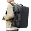 Sac De Voyage À Dos Sous Vide Étanche - Sac À Dos Avec Pompe Ajustable 17 Pouces Pour Hommes, Compression Extensible Ord