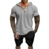 YBWZH Ensemble de sweat à capuche respirant à carreaux pour homme régulier, mode printanière, confortable et respirant