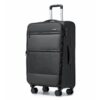 Valise Britische Voyageuse Grande Taille Souple Noire 98 Litres | Rollante à 4 Roues et Forte de la Serrure TSA