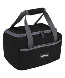 Sac Isotherme edihome Déjeuner pour le travail Portable pour Manger pendant le voyage (Noir) Sac Isotherme edihome Lun