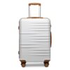 British Traveller Valise Moyenne 64cm | Valise de Voyage en Roulettes 360° et Serrure TSA | Idéale pour Voyageurs Freque