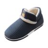 Pantoufles Homme Confortable Chaussures Pieds Larges Semelle Feutre