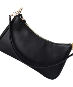 GMBYLBY Sac à bandoulière en cuir PU sécurisée pour shopping & voyage avec sangle amovible, fermeture éclair étanche, sa