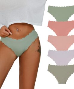 Culottes Femme SHARICCA sans Couture Invisible et Extensibles OECD Standard 100 Chafing Relief Sous-Vêtements Hipster Do