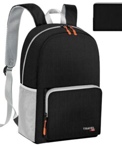 Sac à Dos Aucuu Pliable pour Homme et Femme pour Voyage et Randonnée - Léger et Multifonctionnel (Taille 20,5*17 cm)