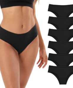 Culottes femme coton élastique taille moyenne doux lot de 6 OEKO-TEX.INNERSY