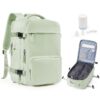 Sac à Dos Ryanair Cabine Sous Vide Pompe, Voyage Compression Antivol, Porte Gourde Femme & Homme
