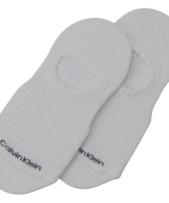 Calvin Klein Chaussettes Footie Femme Douces (2 paires) Confort Hiver Matelas, Chandail, Élégantes