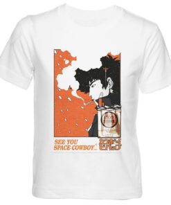 Enigmae Cowboy Bebop T-Shirt Enfants Blanc Manche Courte Kids Mens White