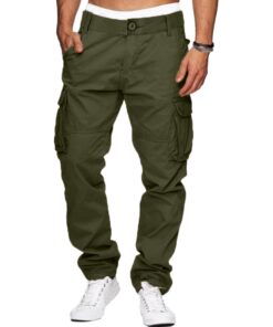 Pantalon Cargo Homme Élastique pour Travail et Loisirs - Taille Élastique etComfortables