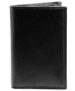 Charmoni Grand Portefeuille Protection Anti RFID pour Homme - 4 Volets - 7 Cartes inclusion: permis, Carte Grise, Papier