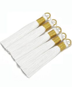 WANM Coloré Glands en Soie 10 Pièces 8 Cm Accessoires pour Bijouterie Soi-Même
