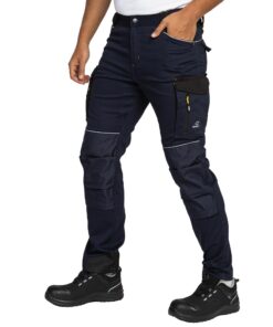BWOLF Pantalon de Travail Homme Stretch Coton Élasthanne Poignets Élargis Évaluation des Consommateurs Américains