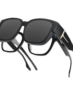 Lunettes solaires Hifot pour porteurs de lunettes Femmes et Homme - Protection UV400 pour Conduite et Sport