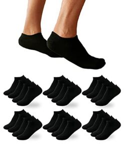 Chaussettes unies femme généreuse Lot de 12 paires sport loisirs absorbent odeurs respirantes