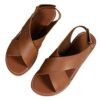 MGGMOKAY Femme Cross Sandales Confortables et légères pour Vacances ensoleillées