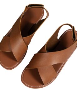 MGGMOKAY Femme Cross Sandales Confortables et légères pour Vacances ensoleillées