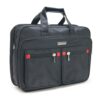 Waytex Sacoche Porte Document et Ordinateur 15.6" Imperméable Multipoches Noir