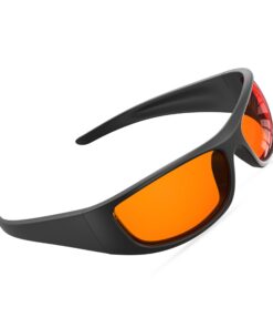 Lunettes Bloomoak blockant la lumière bleue 99%, pour sommeil et jeu, design enveloppants, idéales pour ordinateurs, tab