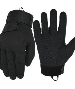 Seibertron® Hommes Gants Militaires Légers Combat Tactique S.O.L.A.G. Armée Special Ops Noir Pleine Doigt