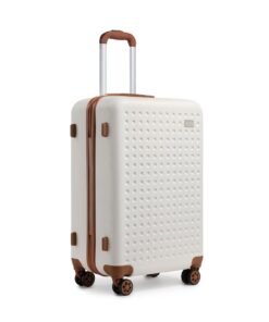 Valise Kono 67cm ABS Rigide_Global Recycled Standard@Idéal pour Voyage d'affaires et Vacances_with 4 Roulettes 360° Serr