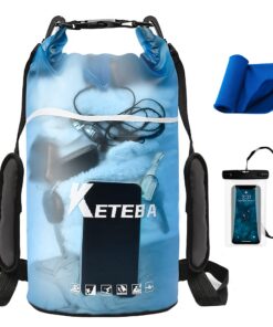 Sac étanche IPX8 bleu 5 l pour bateau et kayak