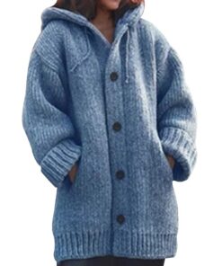 L9WEI Veste d'hiver épaisse et chaude pour femme - Veste décontractée avec capuche - Manteau d'hiver confortable - Coule