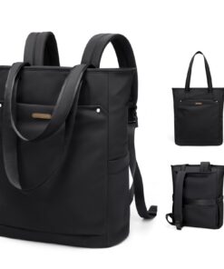 Sac à Dos Ordinateur Portable Femmes 16 Pouces Noir, Fonctionnel Antivol, Idéal pour Voyage et College, Capacité Grands.